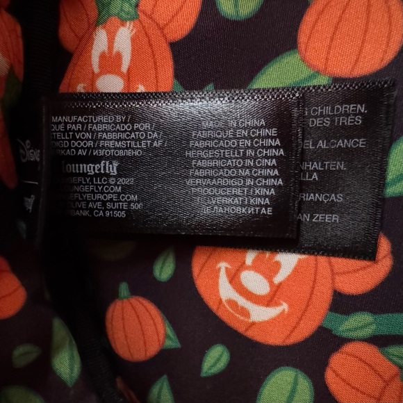 Disney Loungefly Pumpkin Minnie Mouse Bag and Headband Set - Picture 12 of 16